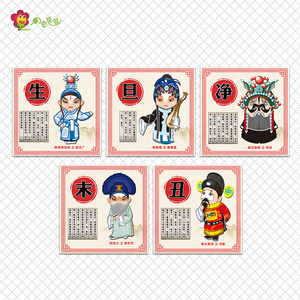 生旦净末丑贴纸