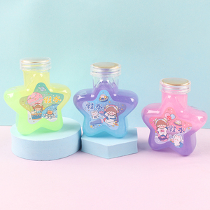 五角星双拼珠光假水网红假水泥透明假水马尔代夫鱼姬彩泥儿童玩具