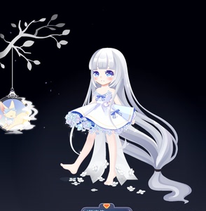 奥比岛星之庭苑泡泡裙高收绝版