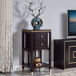 新中式实木多层花架花几落地花盆景架客厅摆件架轻奢简约沙发边几