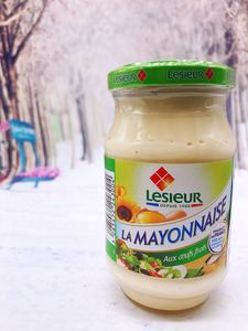 lesieur le mayonnaise法国进口蛋黄酱 沙拉酱235g玻璃瓶装