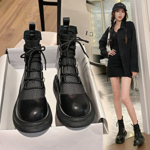 女靴显瘦百搭网红