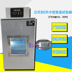 -40度 -60度 -80度小型低温试验箱 可调80升立式 低温速冻冰柜