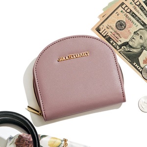 外贸出口短款钱包藕粉色气质时尚手拿卡包钱包杂志附录赠品包正品
