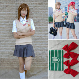 某科学超电磁炮御坂美琴炮姐白井黑子常盘台校服cosplay动漫服装