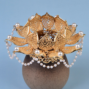 【古风莲花发冠】古风莲花发冠品牌,价格 - 阿里巴巴