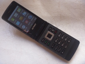 二手金立a808翻盖双卡按键触屏语音手机老人手机