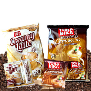 俄罗斯畅销卡布奇诺咖啡速溶三合一印尼咖啡原装进口意式丝滑拿铁