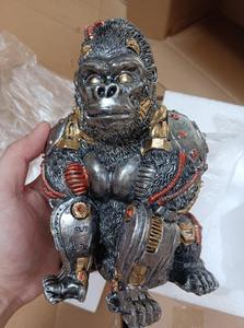 蒸汽朋克动物手办模型朋克猩猩朋克蜗牛摆件朋克龙树脂国产看说明