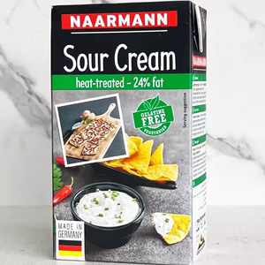 纳尔曼酸奶油1L 德国进口发酵稀奶油Sour Cream 蛋糕甜品烘焙原料