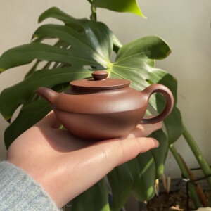 汉韵壶 全手工老紫泥宜兴紫砂收藏送礼功夫茶具 羊角山陶工