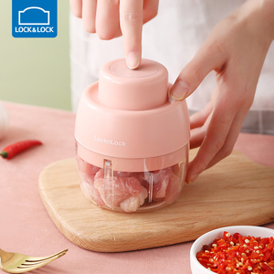 乐扣乐扣电动捣蒜器绞蒜神器迷你小捣碎蒜蓉家用自动拉蒜泥辅食机