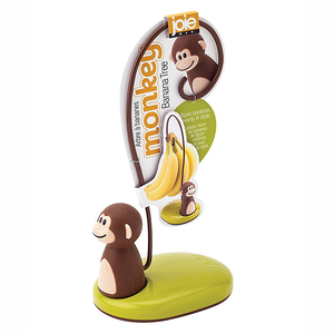 现货 加拿大Joie 创意小猴子香蕉架挂钩卡通水果盘葡萄香蕉保鲜架