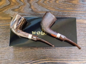 70年代丹麦贵族jarl (jorgen larsen)喷砂手工石楠木料烟斗乙卯轩