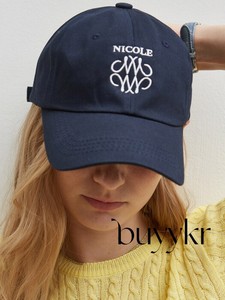 buyykr | Nick Nicole 22夏季韩国设计师品牌新品全棉鸭舌帽4色