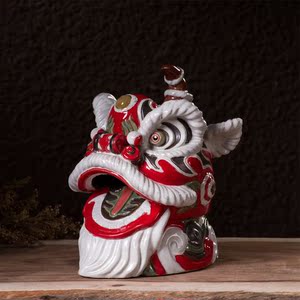 佛山狮子头摆件