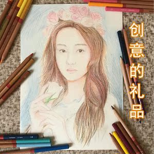 素描画像彩铅画手