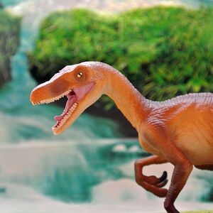 美国safari正品恐龙模型伶盗龙(迅猛龙)玩具摆件欧美教具道具