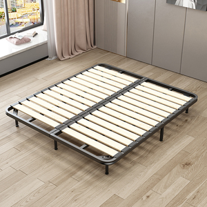 加厚实木排骨架1.8米床板可折叠床架榻榻米1.5米龙骨架钢架可定制