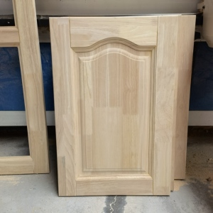 定做橡胶木指接板毛坯柜门 白茬实木柜门素门 白坯橱柜衣柜门