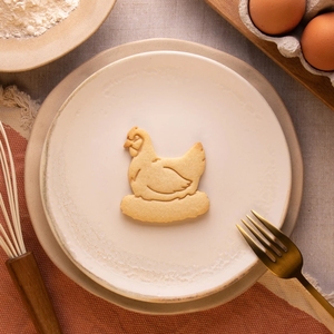 母鸡下蛋鸡家用越蔓莓翻糖工具卡通糖霜压模曲奇模型烘焙饼干模具
