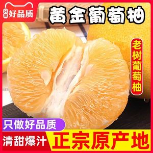 【爆甜】平和爆汁黄金葡萄柚子新鲜当季水果黄心薄皮蜜柚10斤包邮