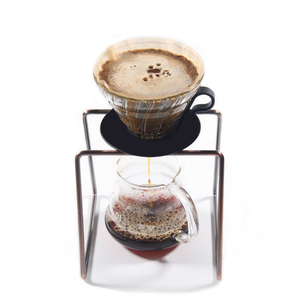咖啡手冲架 滤杯支架 单杯型V60滤杯架 古铜色不锈钢咖啡架通用型