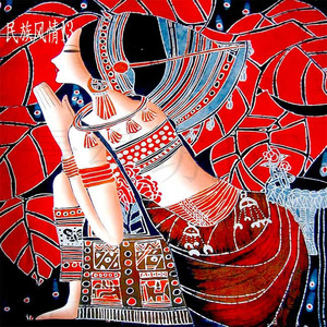 人物类景泰蓝掐金丝彩沙画diy手工材料套装包立体镶嵌装饰直印板