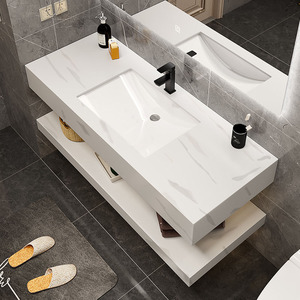 柜组合卫生间大理石洗漱台现代简约卫浴套装洗脸洗手池152人付款488