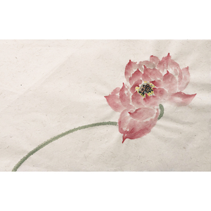 国画禅意荷花手绘