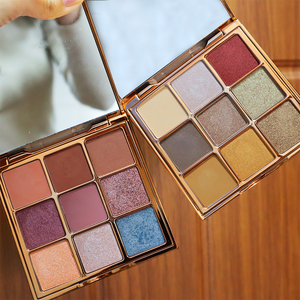 guicami大理石浪漫主义九色高颜值眼影盘大地色珠光哑光少女系