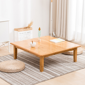 楠竹炕桌家用吃饭东北大炕桌飘窗小炕几榻榻米吃饭桌子正方形实木