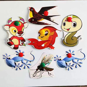 幼儿园小壁虎借尾巴小蝌蚪找妈妈头饰儿童演出童话剧角色扮演道