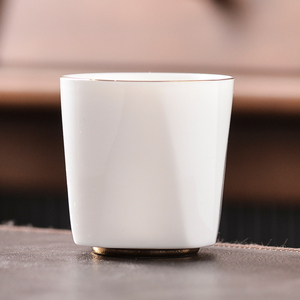 清仓便宜卖陶瓷茶杯品茗杯主人杯单杯白瓷羊脂玉手工家用中式茶具