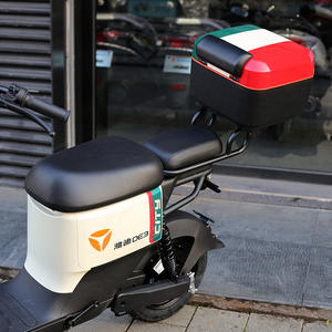 雅迪电动车de3dq6dm6de8后备箱尾箱储物箱防水工具箱延长货架改装