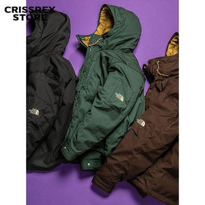 北面紫色羽绒服