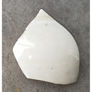 包真品老古董古玩残片高古瓷老窑古瓷片唐代邢窑白瓷白瓷标本467