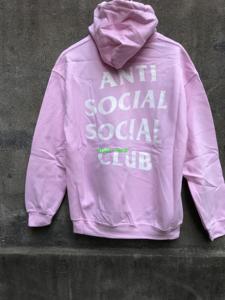 国内现货 正品 ASSC Anti Social Social Club 粉色卫衣 Kanye