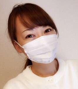 日本本土购白元防雾霾pm2.5防飞沫小颜显脸小口罩7枚中国制袋微皱