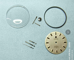 手表配件老罗马520表盘表蒙表针门圈字面把头把杆一个价格