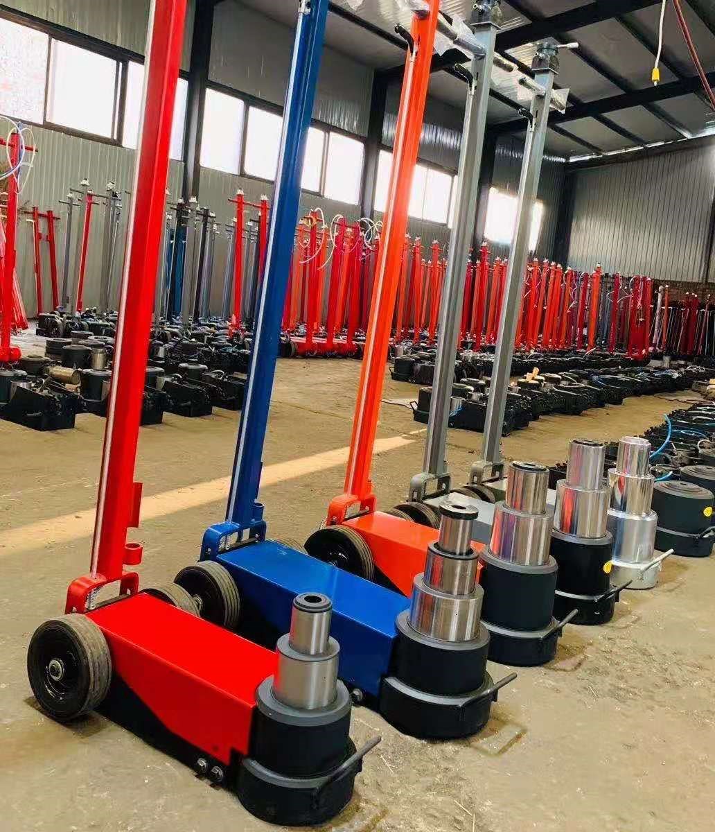 维修工千斤顶80t100t液压车杰瑞拖顶气压业气顶包邮汽卧式.z气动