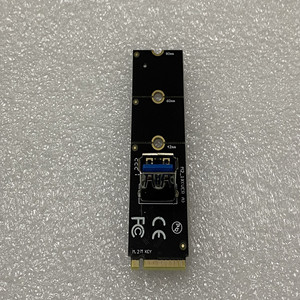NGFF转PCI-E转接卡主板M2插槽口转PCIe扩展显卡 USB3.0 扩展卡