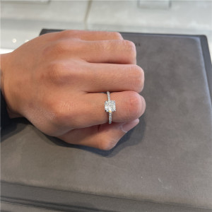 tiffany/蒂芙尼 四爪钻戒 1.12克拉 h vs1 戒指 美国代购