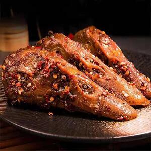 卤将军卤味酱香风味馋嘴鸭头即食鸭脑壳熟食真空包装休闲零食小吃