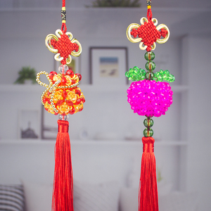 手工串珠车挂件车内