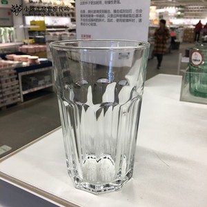 宜家IKEA国内代购博克尔大水杯子 透明玻璃杯钢化玻璃 可盛放热饮