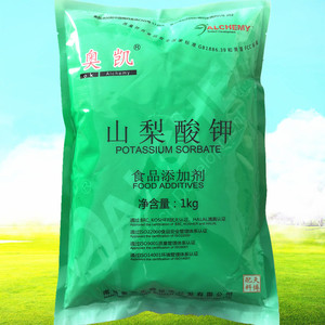 山梨酸钾 奥凯山梨酸钾 防腐保鲜 饮料肉制品 原装正品1000克装