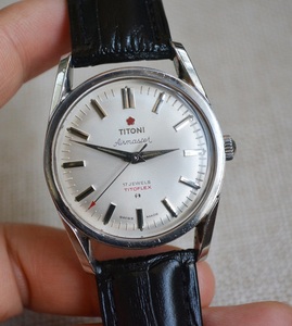 梅花307男士自动机械古董老手表2824-2合众茶业1100