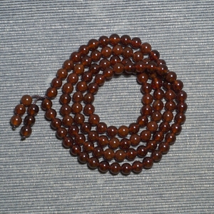 糖色玛瑙圆珠手链 老唐球药师玛瑙手串佛珠男女 7mm 108粒