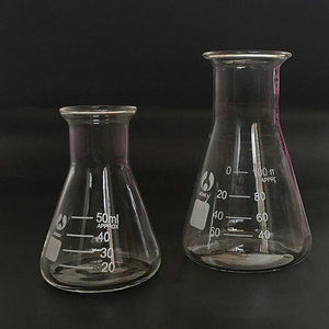 实验室用广口三角烧瓶50ml 玻璃锥形烧瓶 北玻 bomex 北京博美